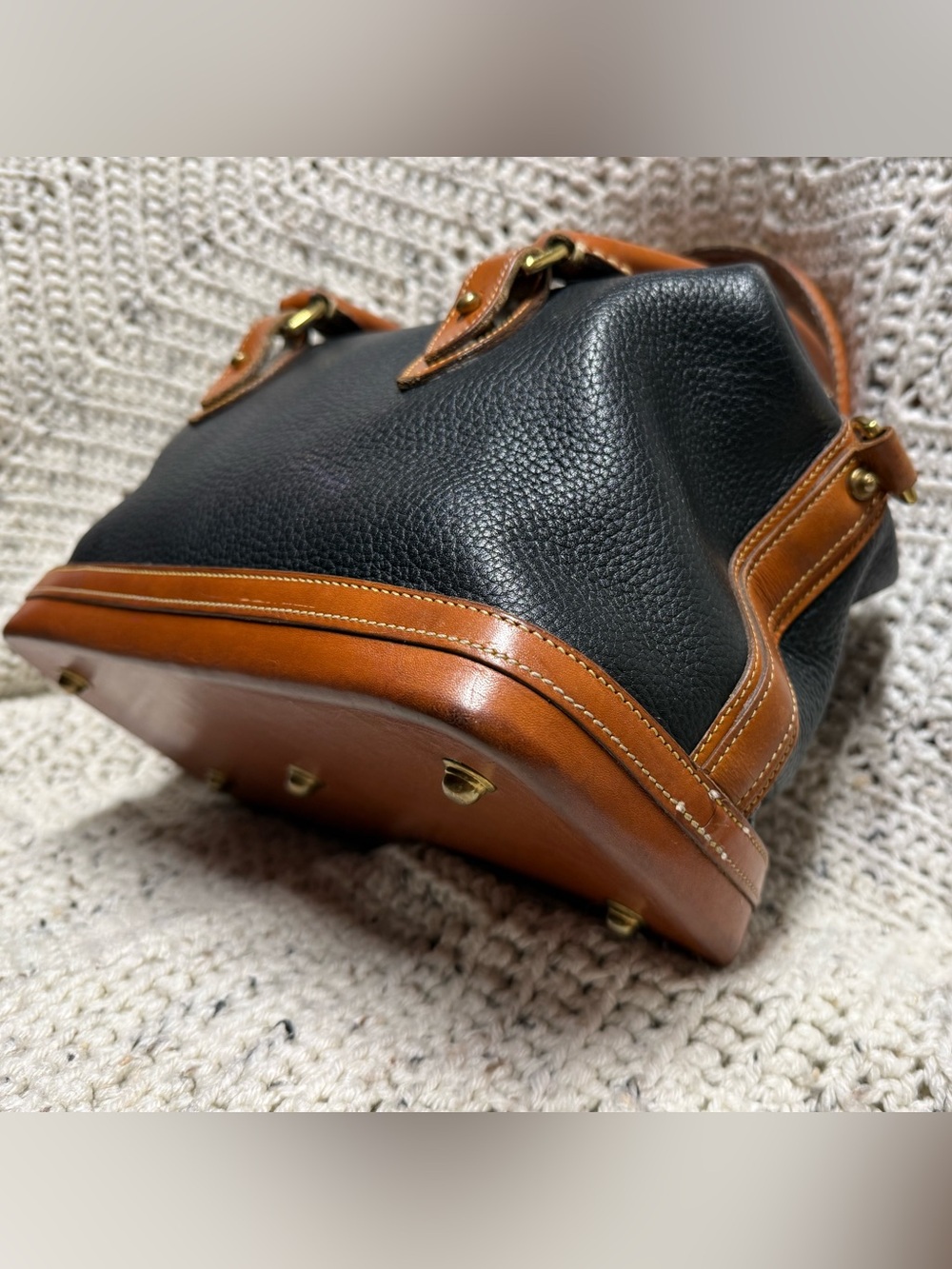 Vintage Dooney and Bourke Black Doctors Satchel - Picture 10 of 13